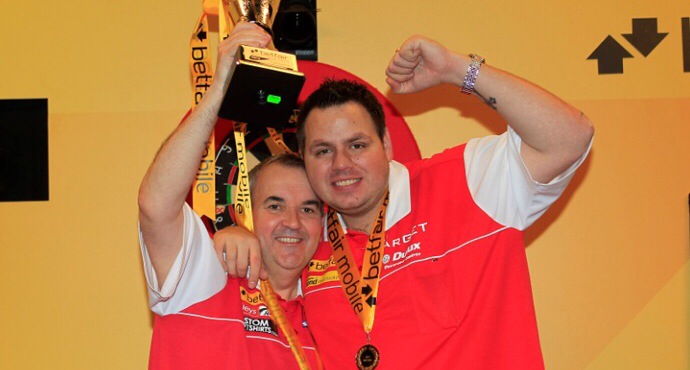 Adrian Lewis and Phil Taylor